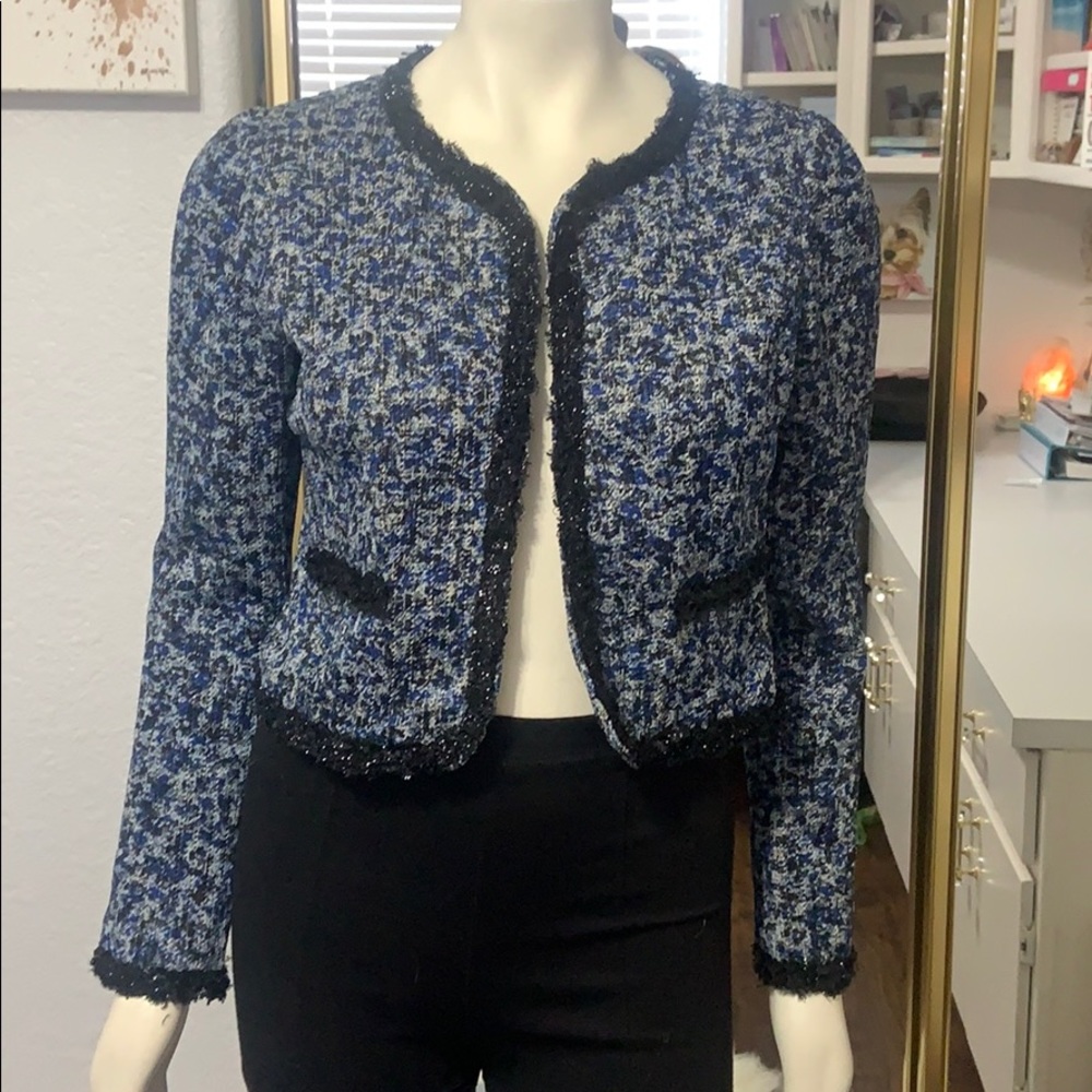 Blue and White Blazer